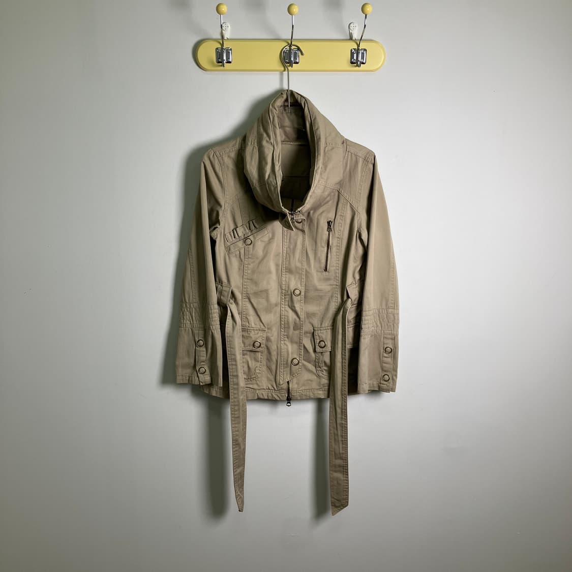 JPN VTG 빈티지 카키 코튼 자켓 M 상품이미지1