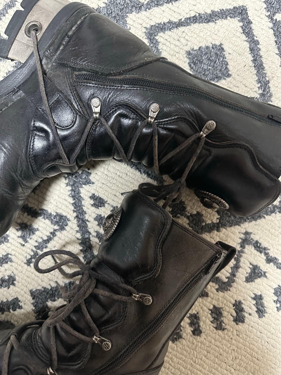 New Rock metallic boots 상품이미지5