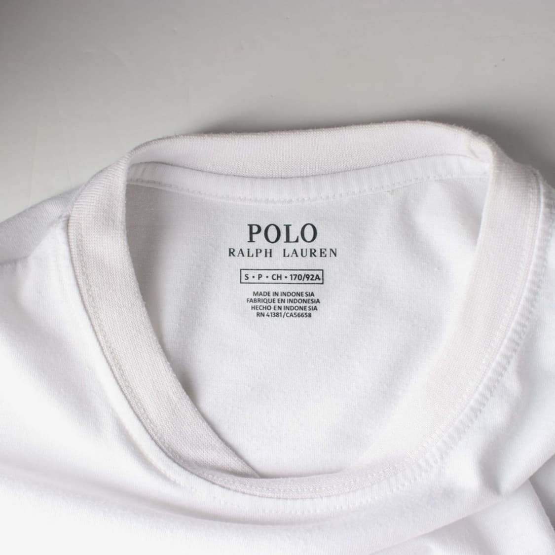 폴로랄프로렌 포니 자수 코튼 크루넥 화이트 반팔티 S 상품이미지5