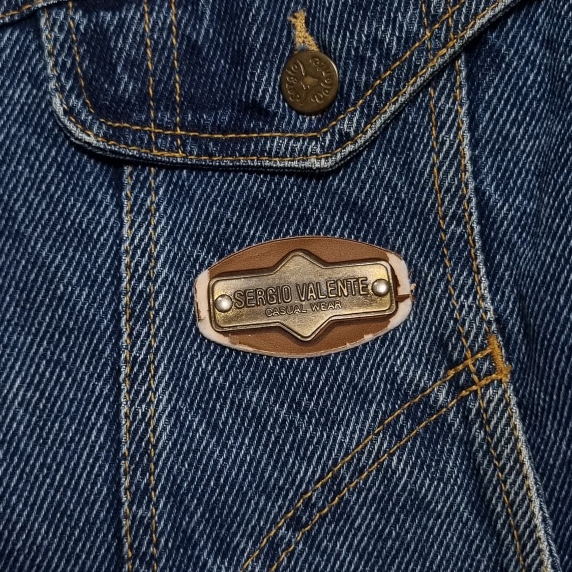 80s 빈티지 데님 봄버자켓 상품이미지4