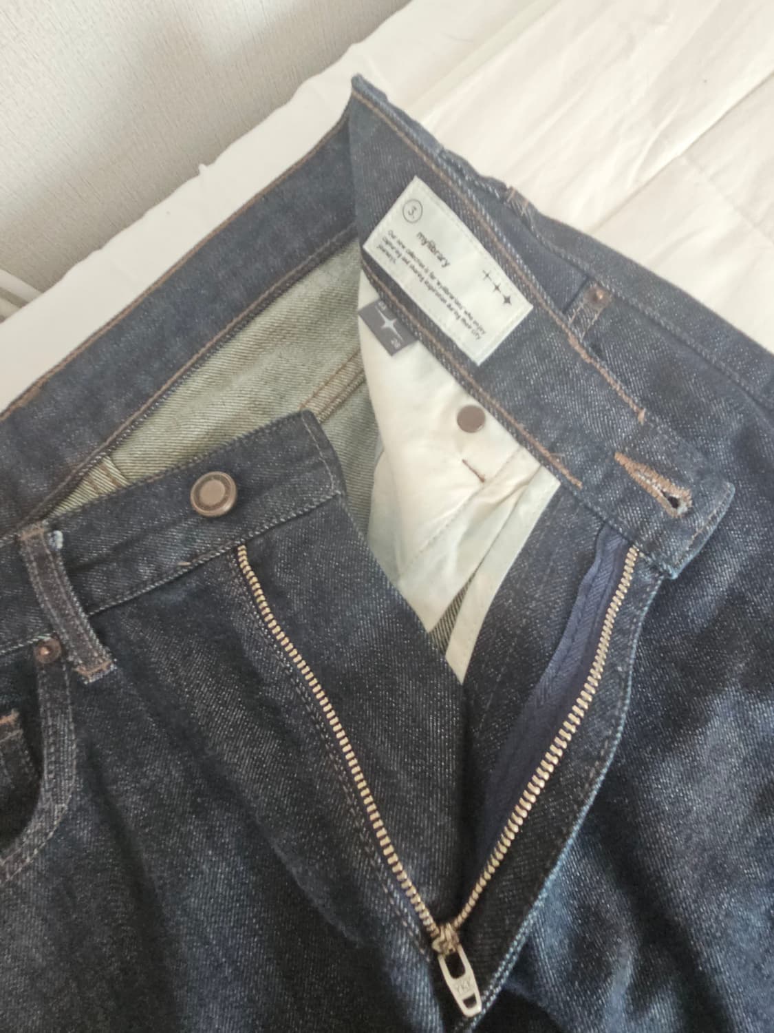 벨리에 트루 와이드 데님 인디고 상품이미지4