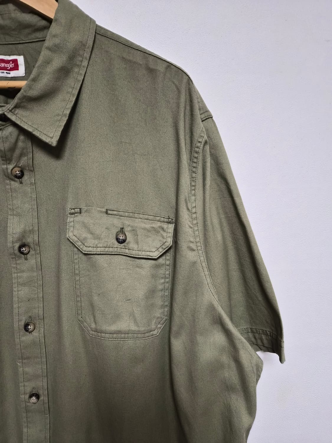 랭글러Wrangler 반팔 워크 셔츠 XXL사이즈 - S284 상품이미지3