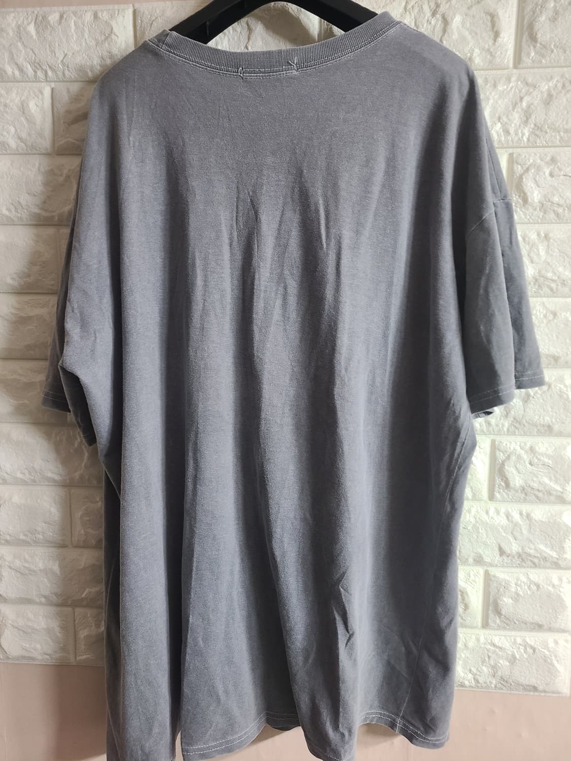 dtm 프린팅 반팔 티셔츠 회색(105) 상품이미지5