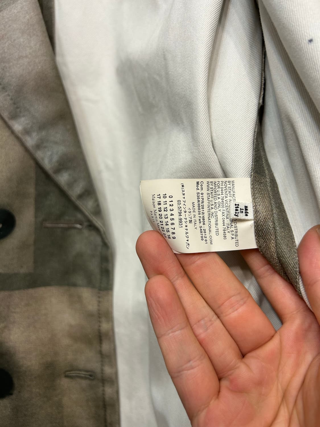 마르지엘라 트롱트뢰유 트랜치코트 상품이미지7