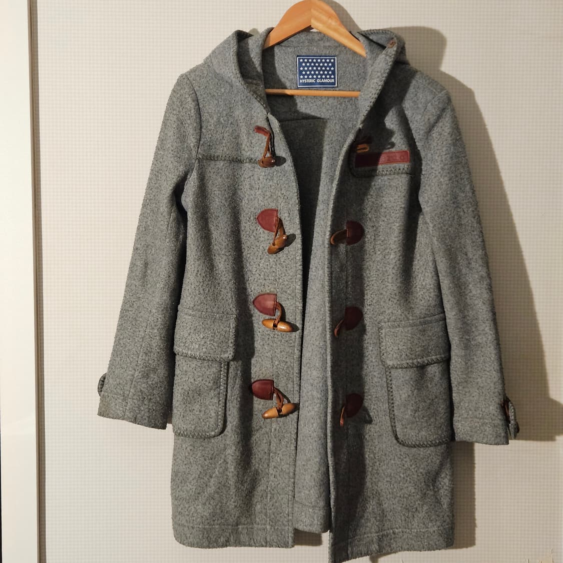 히스테릭 그레이 더플 코트 상품이미지1
