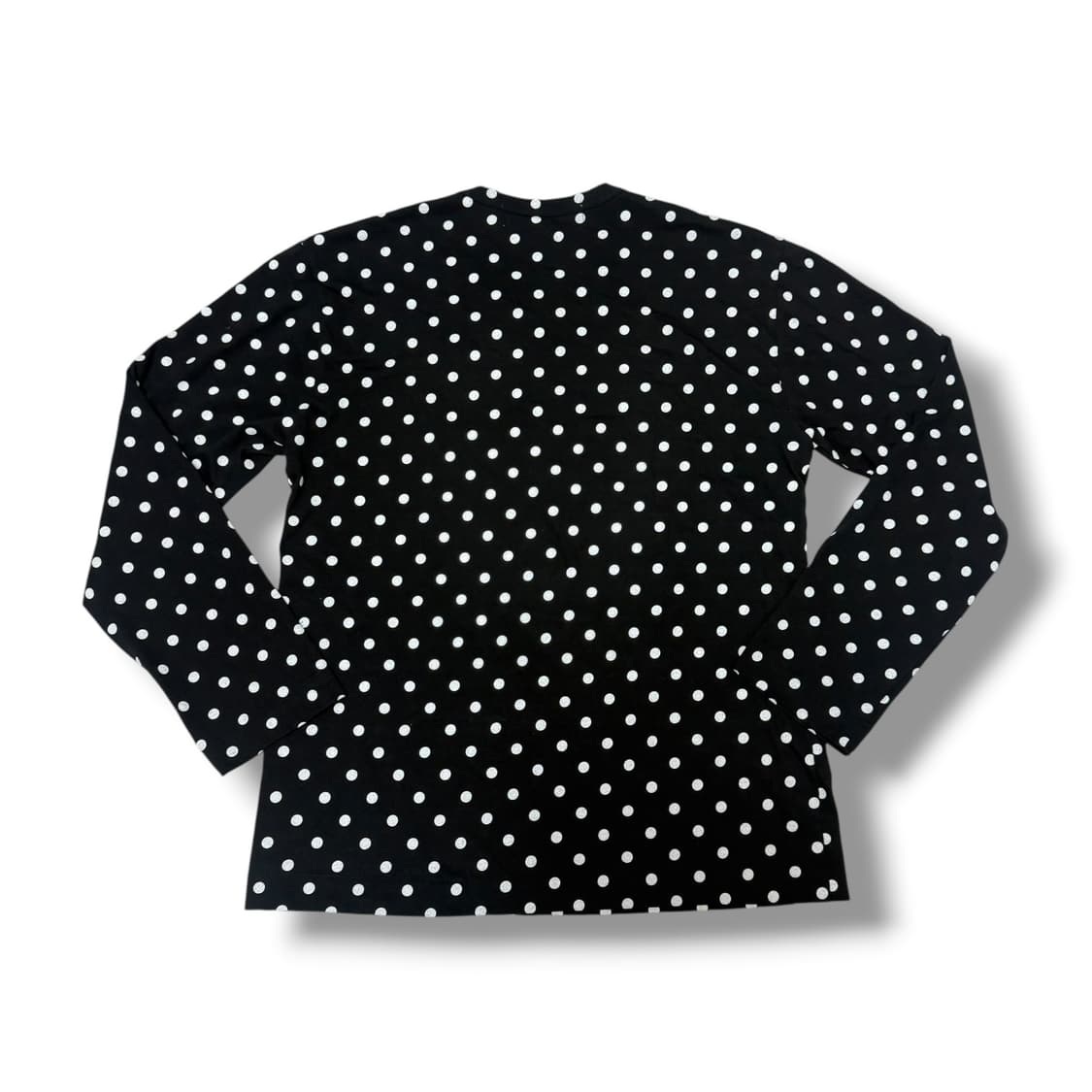 꼼데가르송 도트 롱슬리브 블랙 상품이미지2