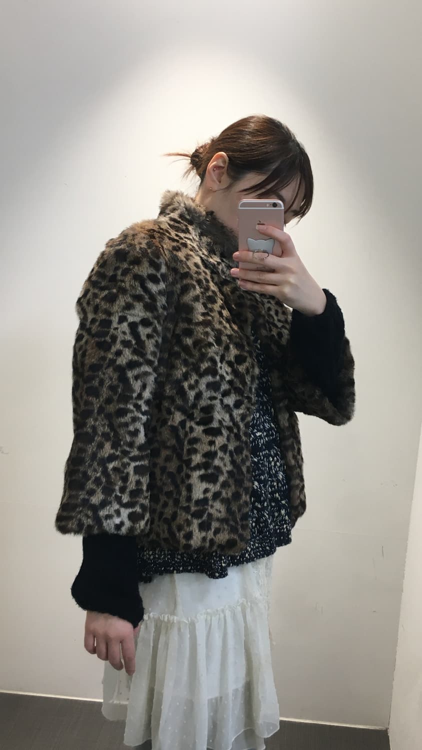 호피 퍼 자켓 상품이미지3