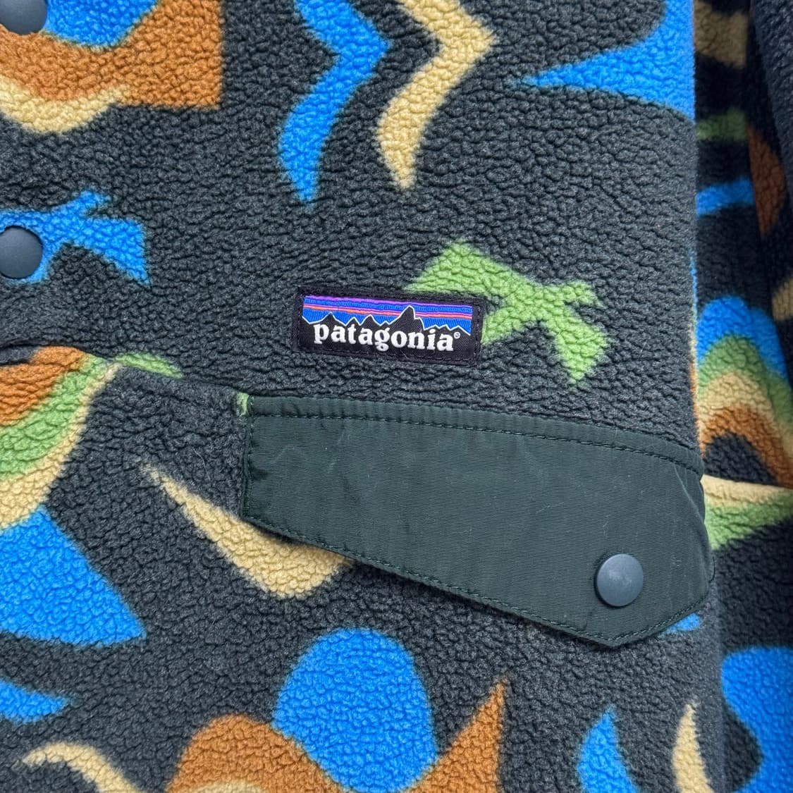 희귀패턴 M) 파타고니아 신칠라 패턴 스냅티 상품이미지3