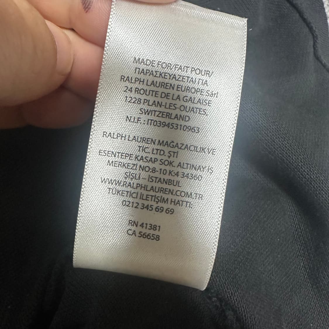 ✨ (바배) 폴로 랄프로렌 블랙 카라 PK 롱슬리브 상품이미지5