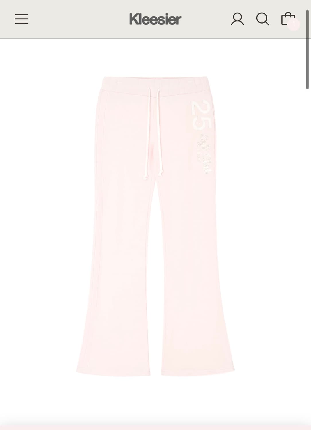 클리시어 25 소프트클럽 팬츠 핑크 상품이미지2