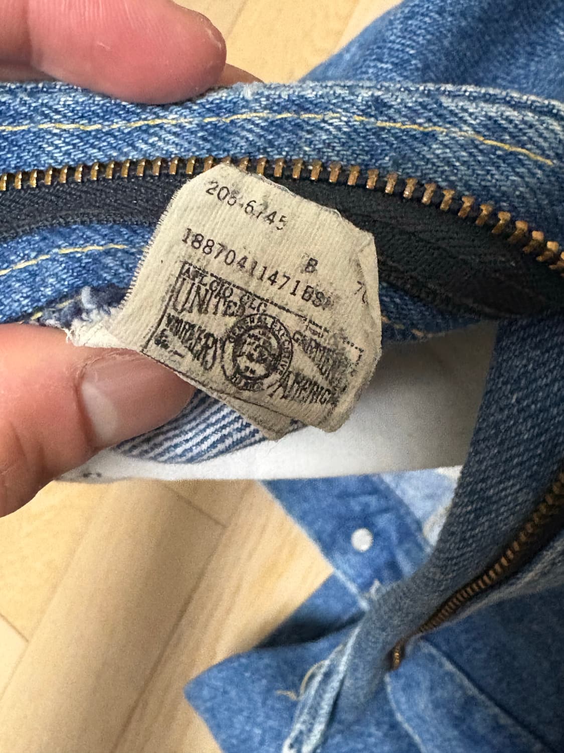 80s Lee 데님 33x30 Made in USA 상품이미지3