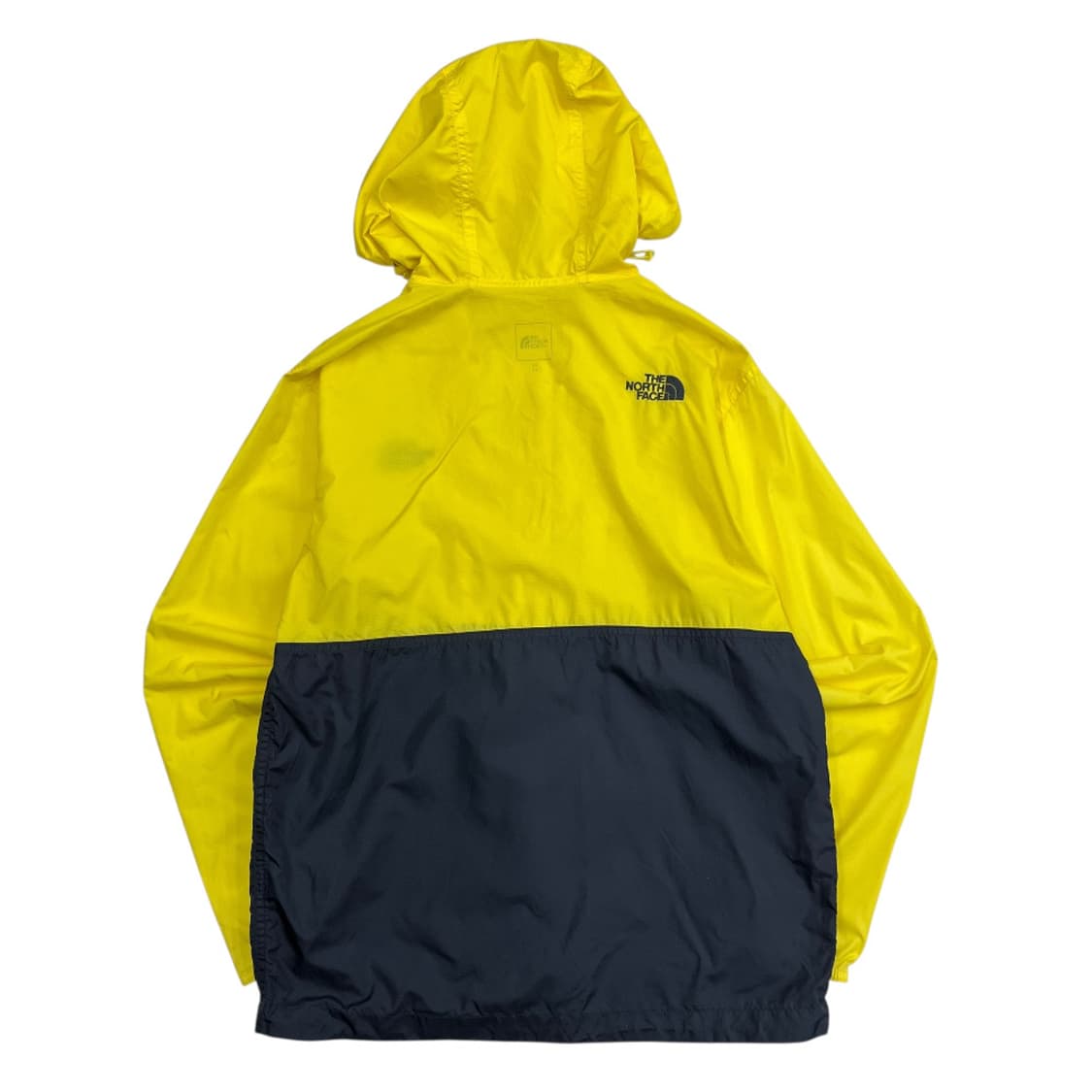 노스페이스 로고 옐로우 배색 후드 바람막이 85 상품이미지3