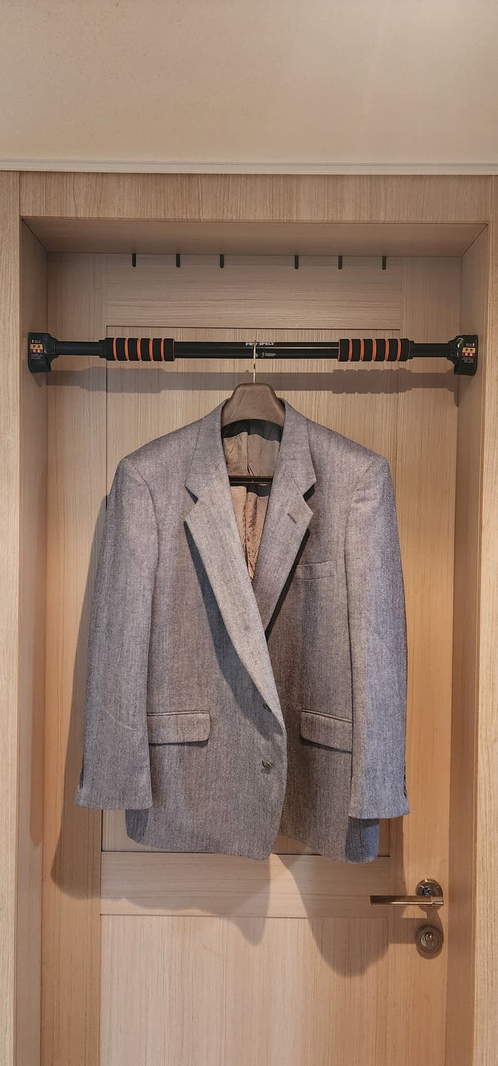 (빅사이즈)연그레이 헤링본 모직자켓 4XL 상품이미지1