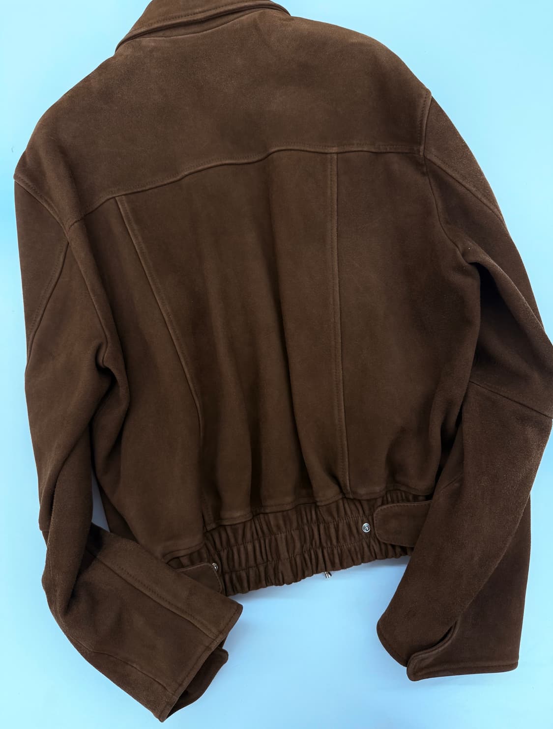 STU 고트 스웨이드 자켓 브라운 L 상품이미지6