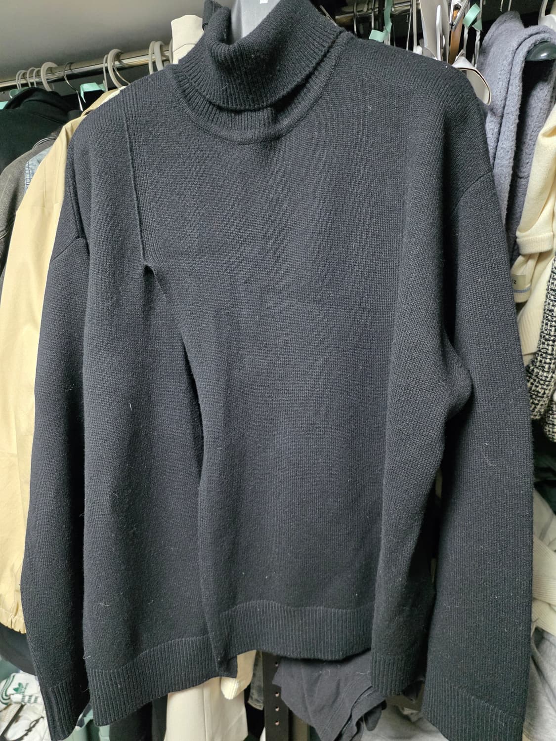 우영미 옆 절개 니트 50 상품이미지1