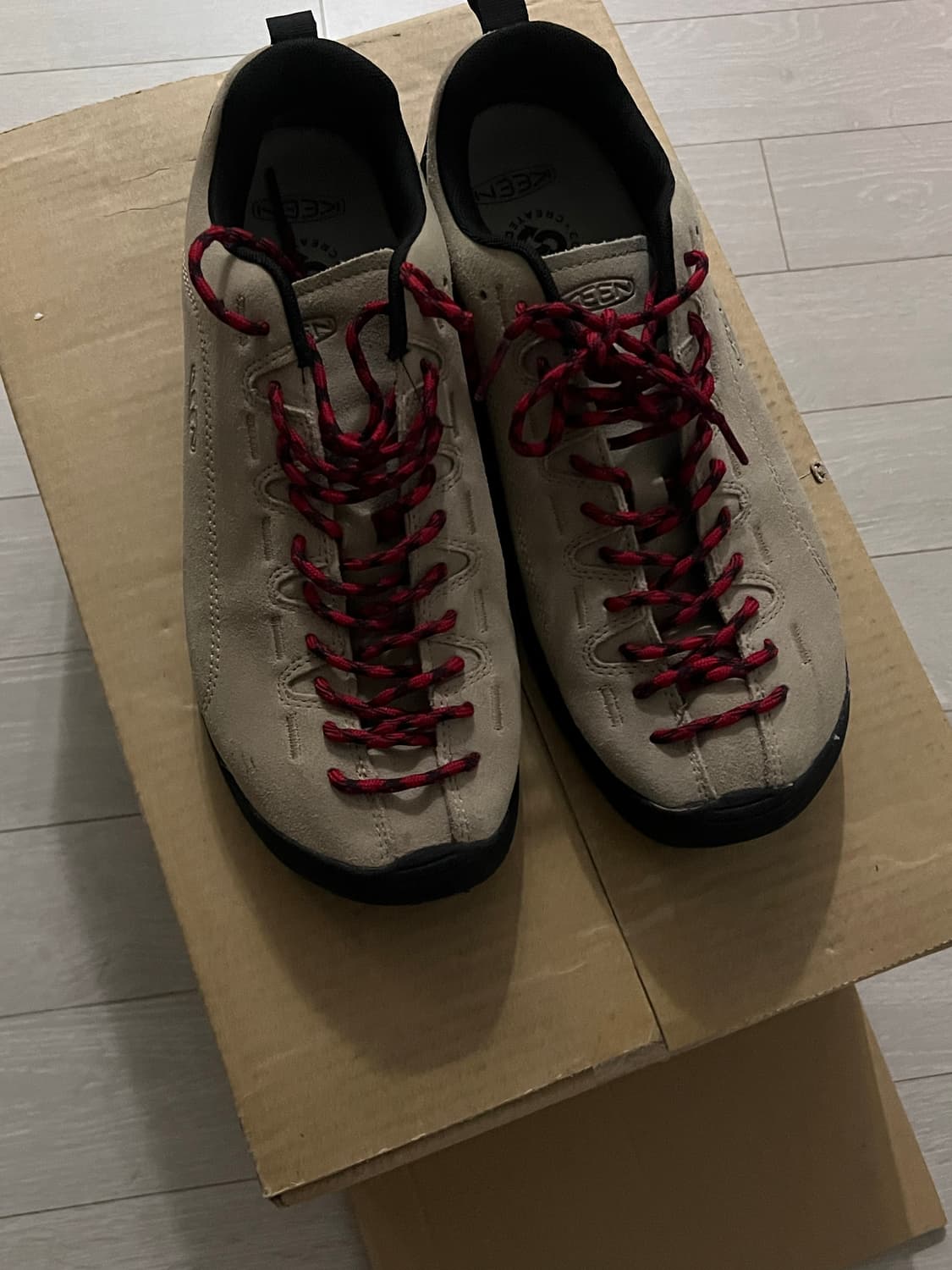 Keen 제스퍼 스웨이드 밀크 상품이미지1