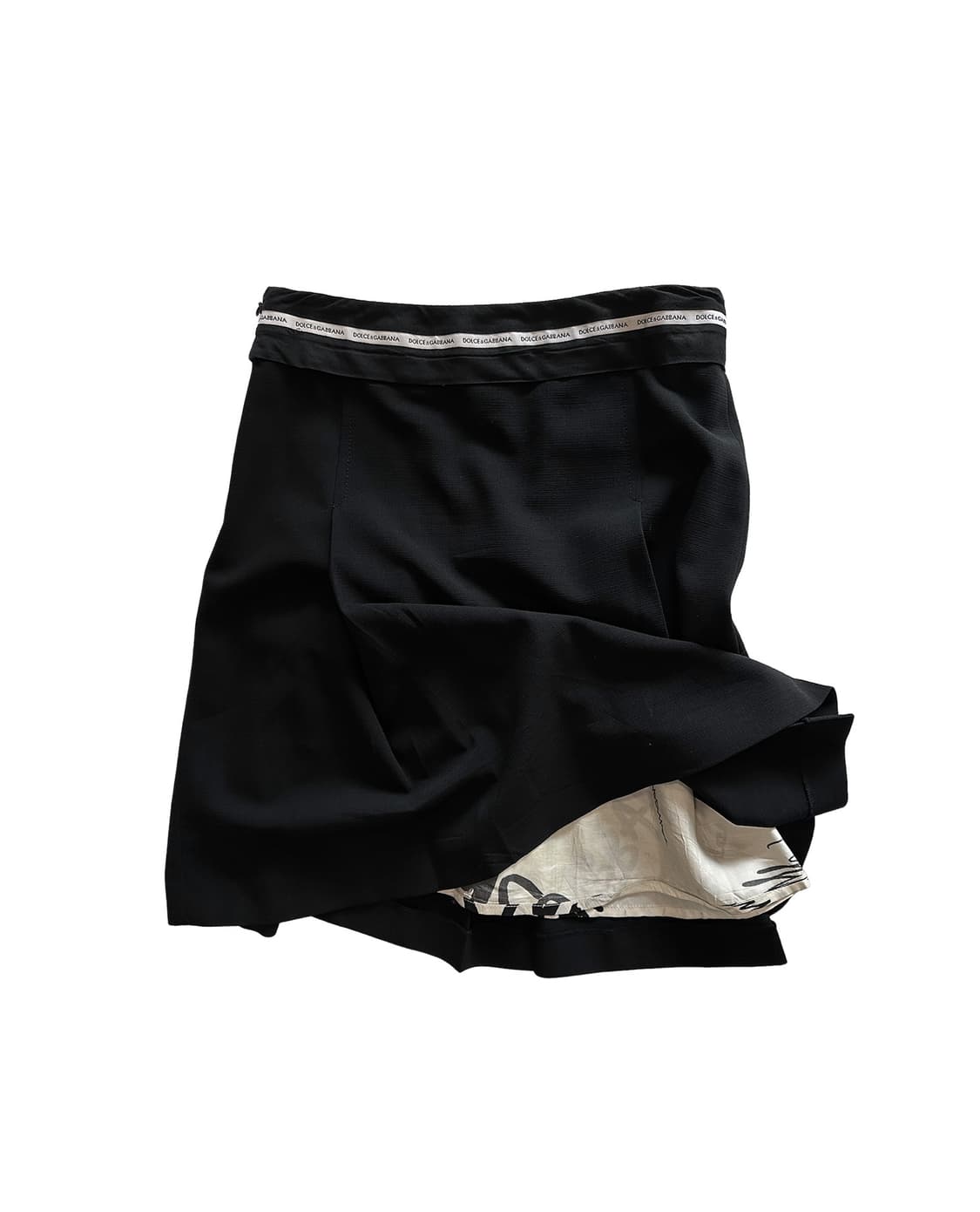 DOLCE&GABBANA logo band wool skirt 상품이미지10
