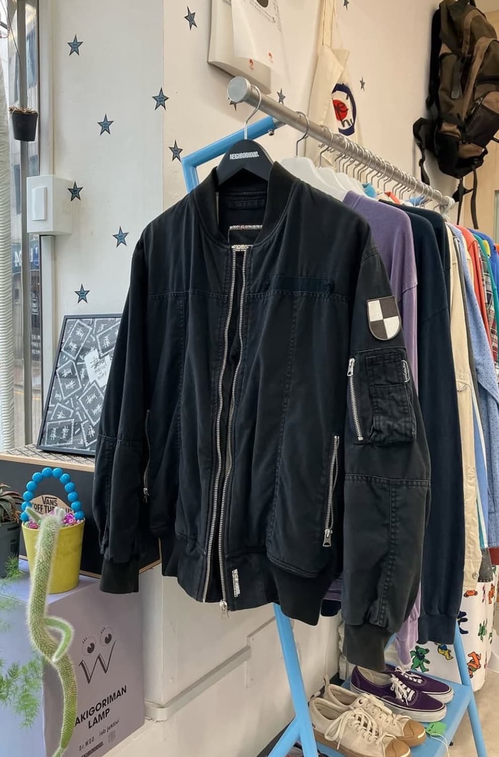 02 Neighborhood 패치워크 봄버재킷 ma-1 상품이미지1