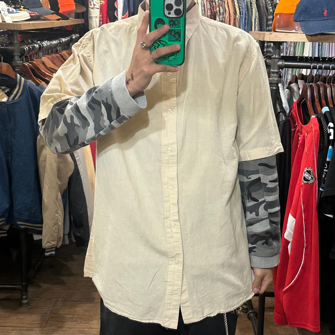 [HI] 폴로 랄프로렌 반팔 셔츠 베이지 상품이미지2