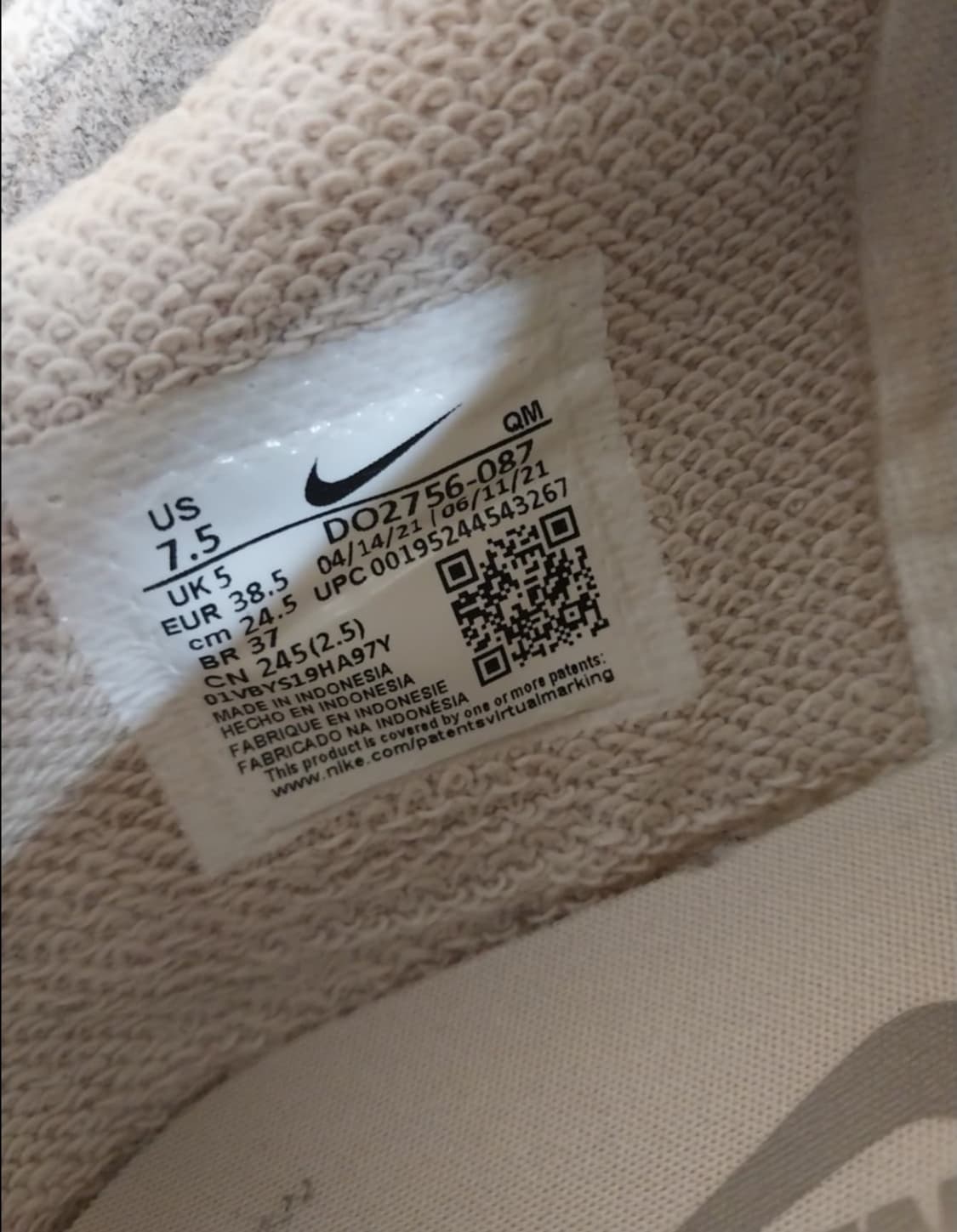 여성 나이키 GTS 97 코로모케 문 파슬 운동화 (245) 상품이미지9