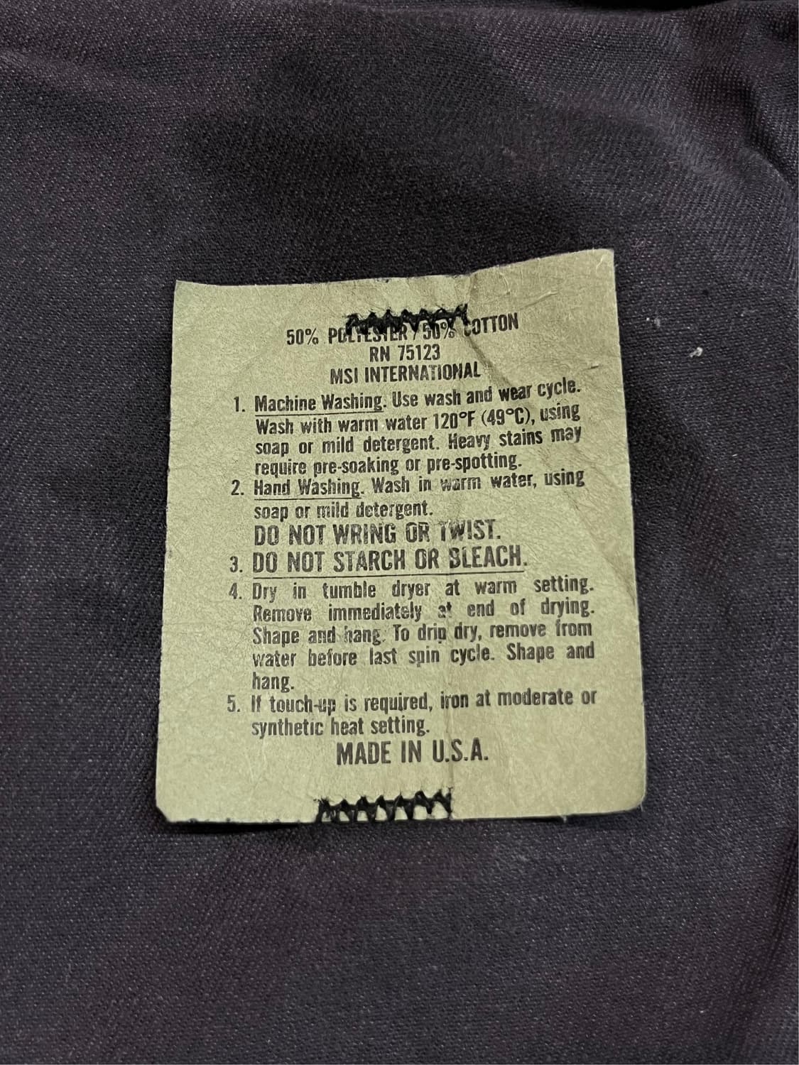 빈티지 BDU 스노우 카모 밀리터리 팬츠 상품이미지8