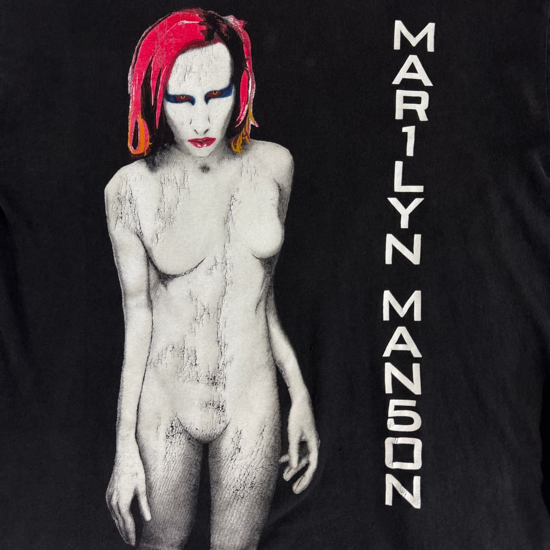 빈티지 90s Marilyn Manson 마릴린맨슨 유로 롱슬리브 티셔츠 상품이미지4