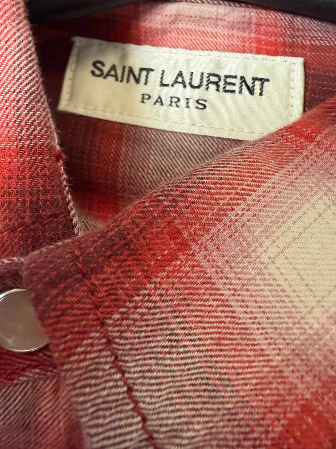 Saint Laurent 웨스턴 체크 셔츠 판매합니다 🎸 상품이미지2