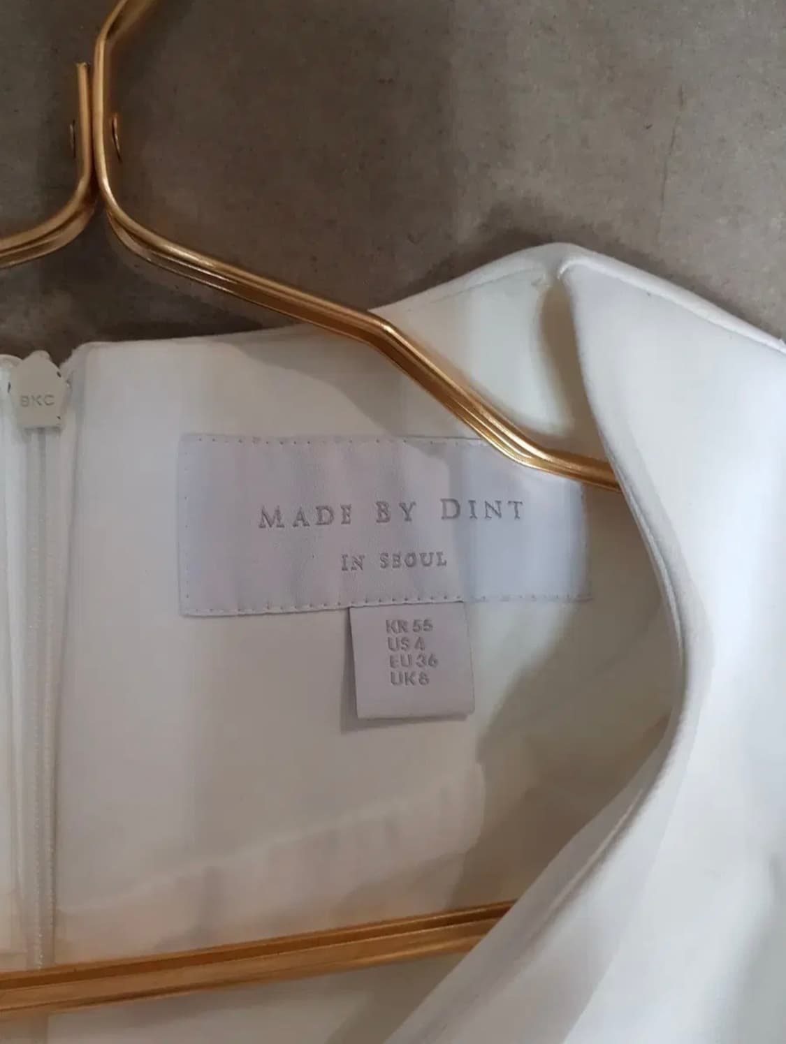 딘트 화이트 셔링 원피스. 이브닝. 셀프웨딩.55 상품이미지3