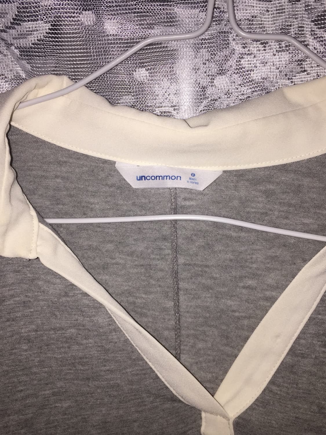 그레이 카라 찰랑 슬리브 상품이미지3