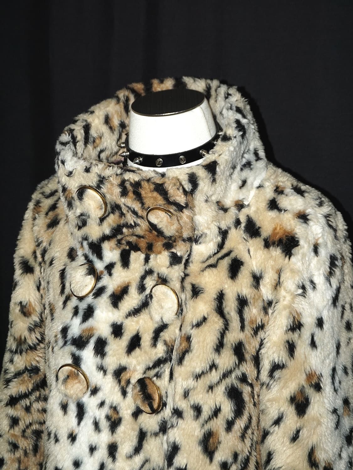 (ank rouge) leopard gyaru fur jacket  상품이미지4