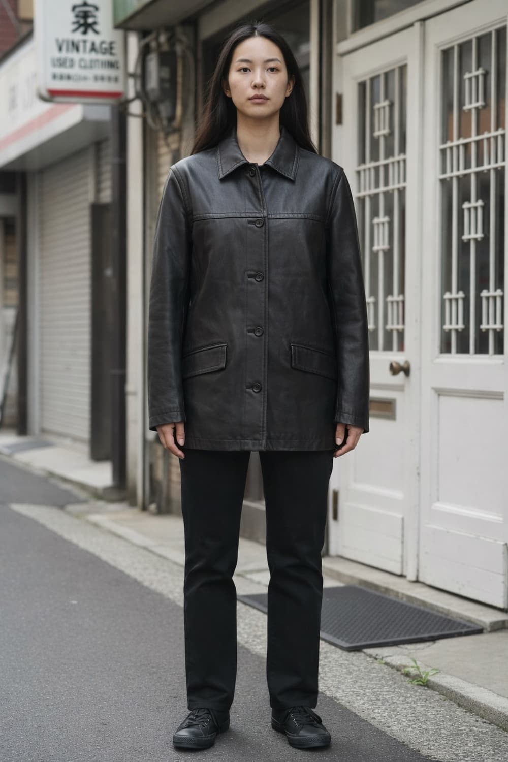 [S] 엘엘빈 ll bean 레더 카코트 상품이미지2