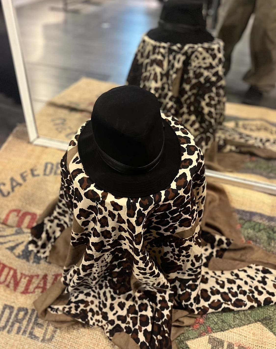 Hermès Rabbit Felt Calf Leather Trim Hat 상품이미지7