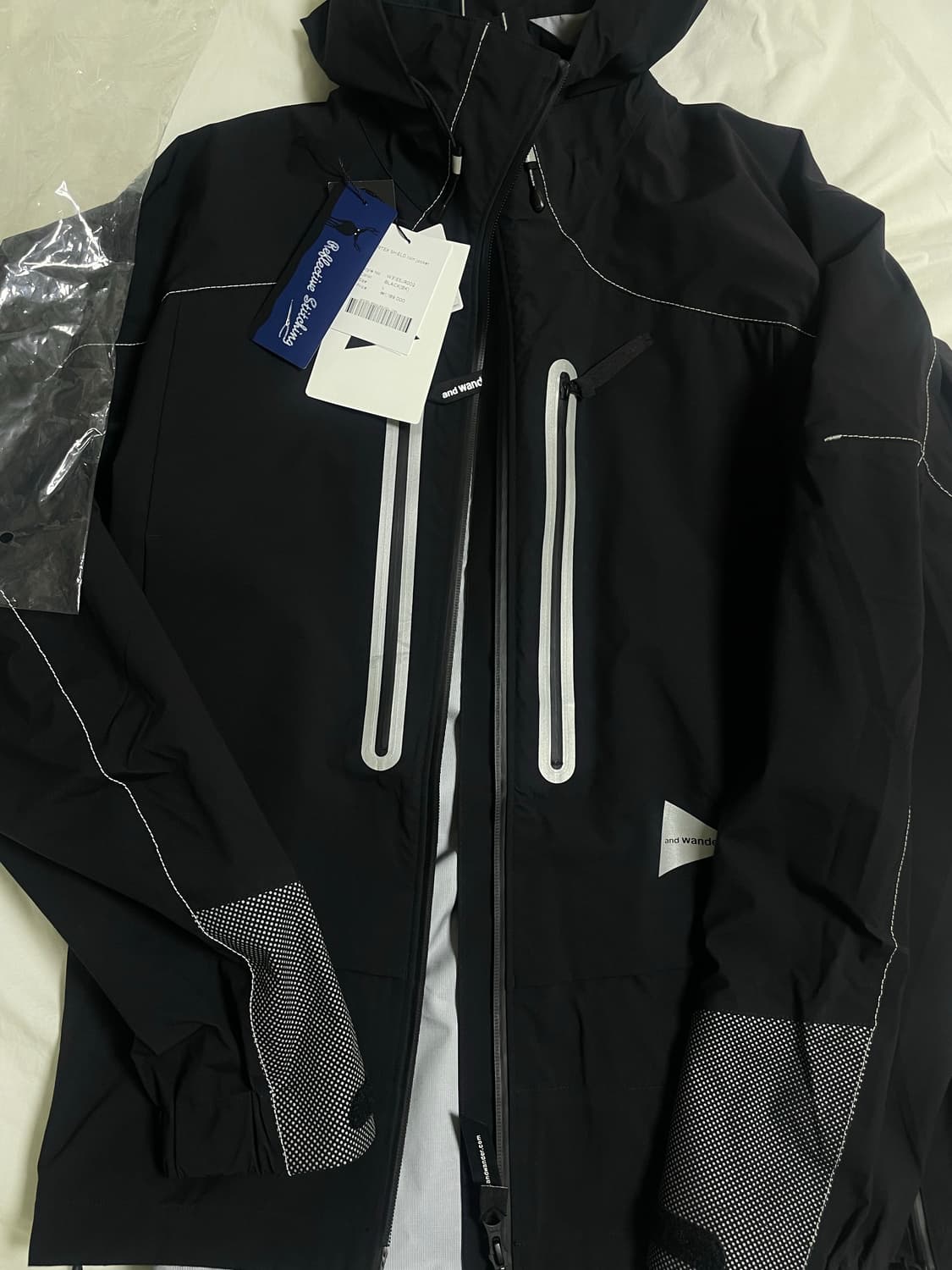 앤드원더 퍼텍스 쉴드 자켓 블랙 L 상품이미지1