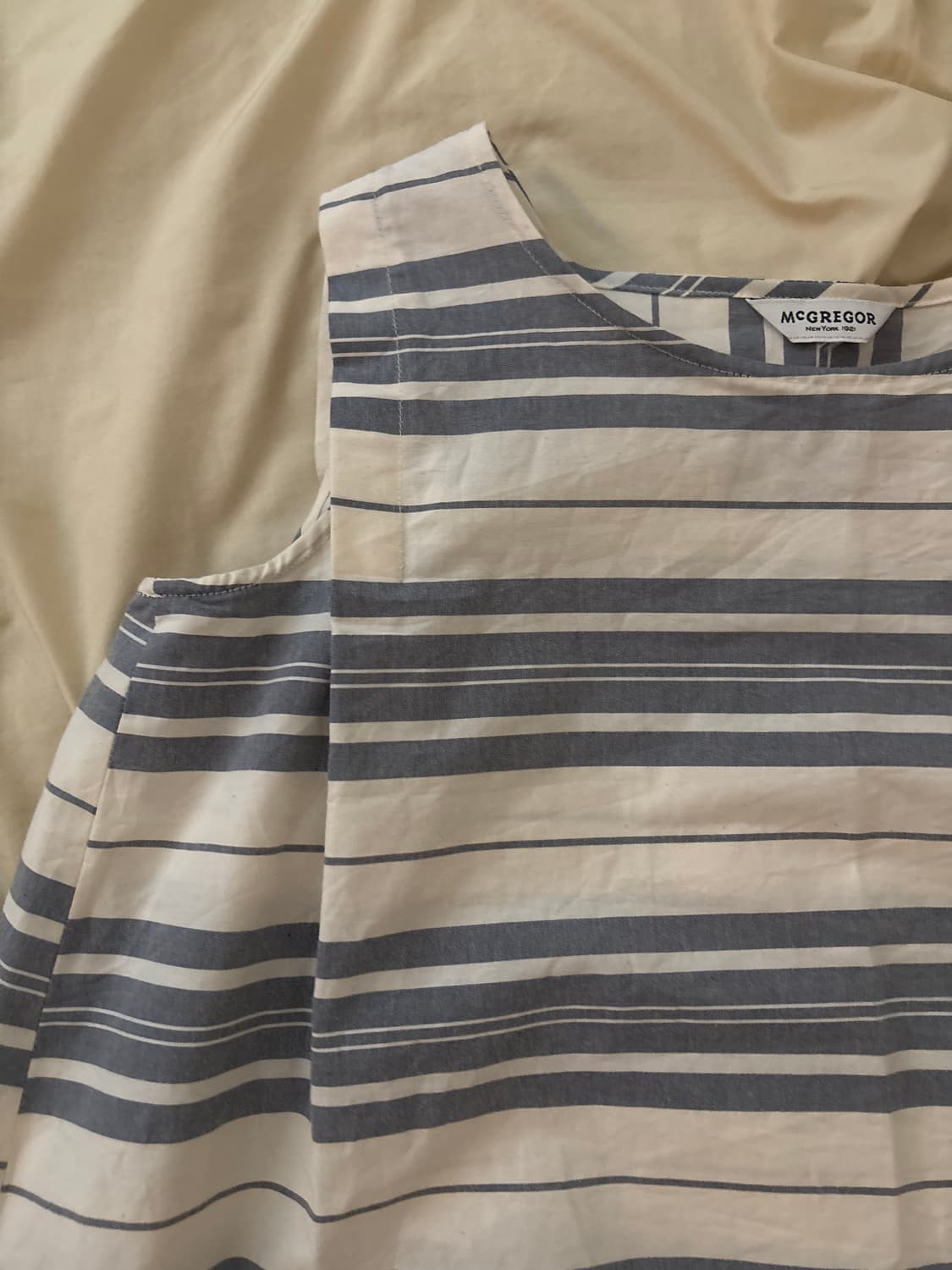 blue stripe blouse 상품이미지2