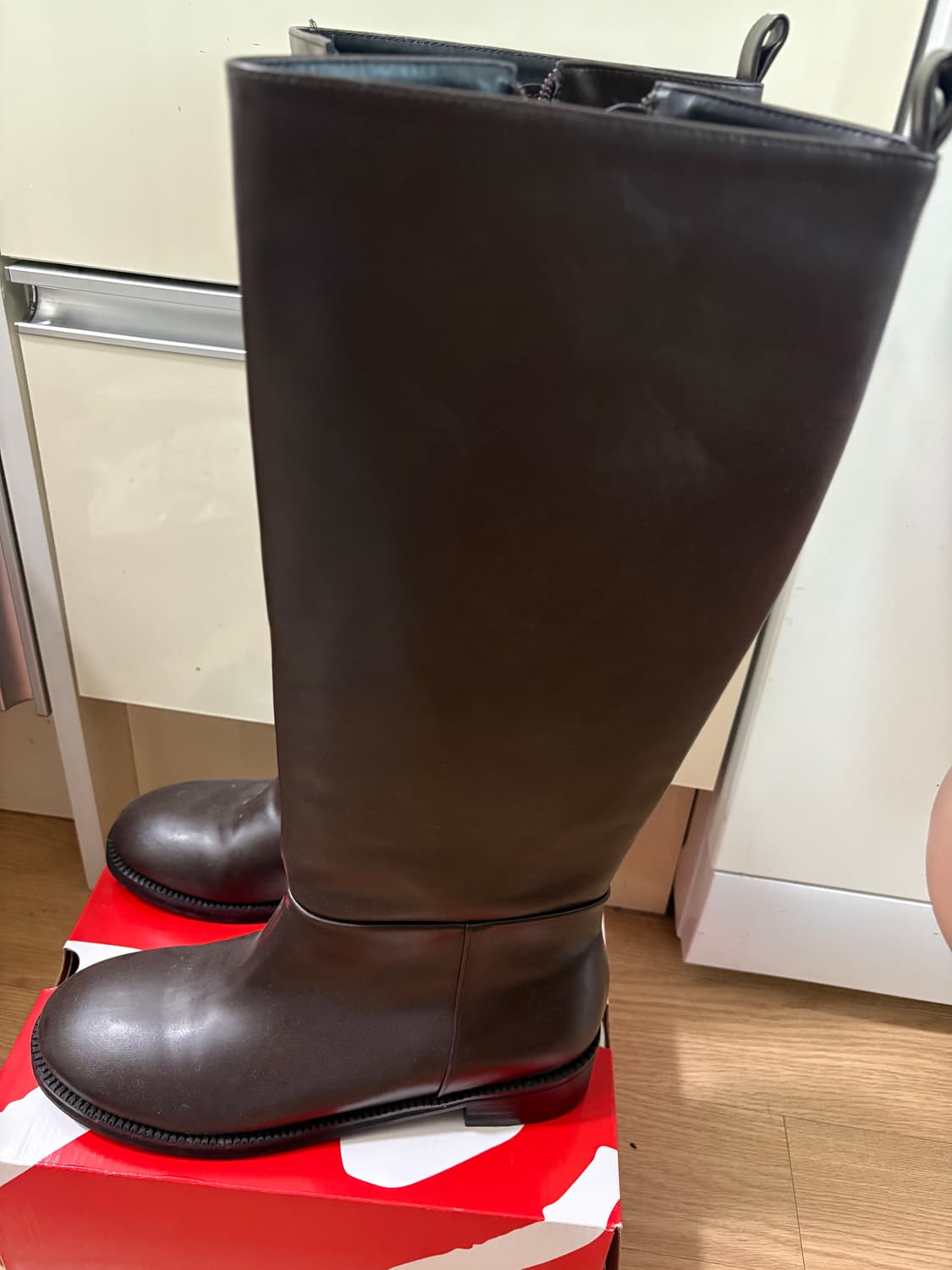 롱 부츠 (브라운) 상품이미지4