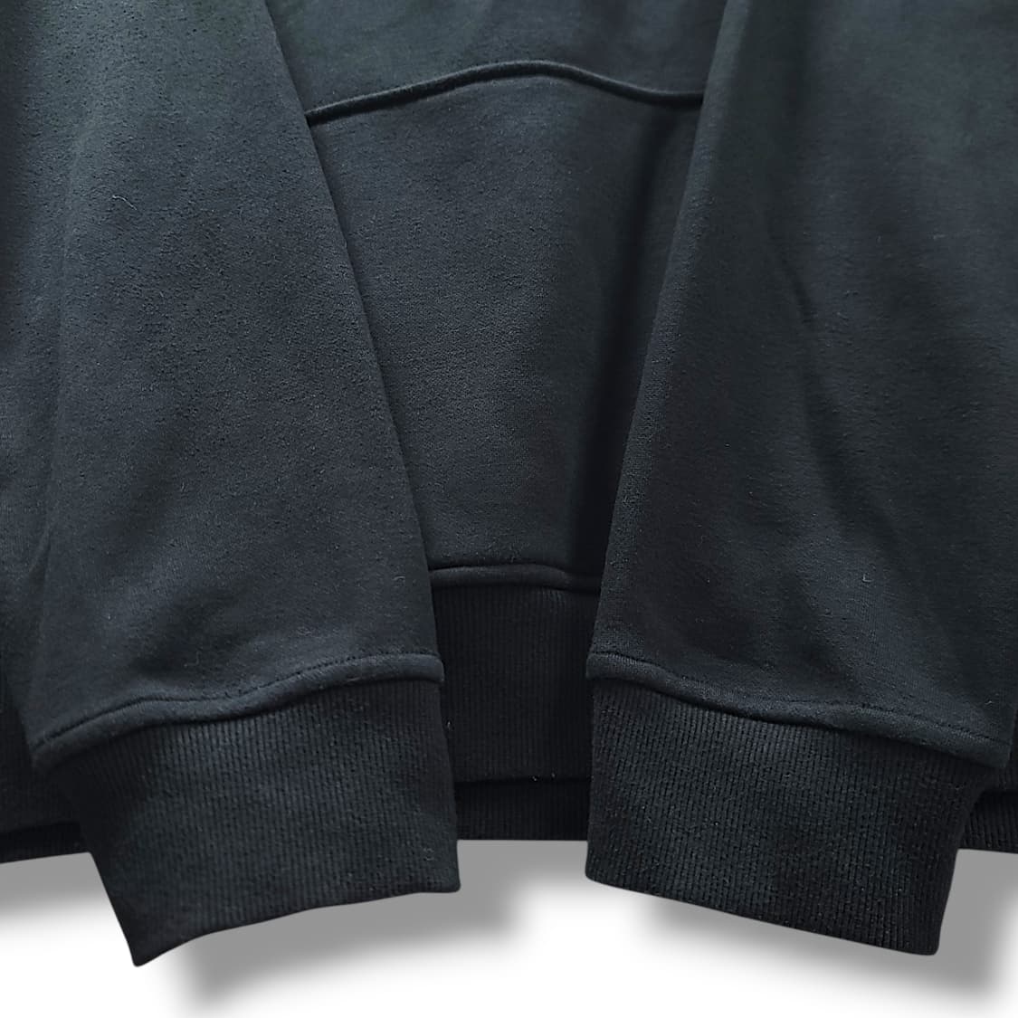 [L] 파타고니아 블랙 레귤러핏 기모 후드티셔츠 상품이미지7