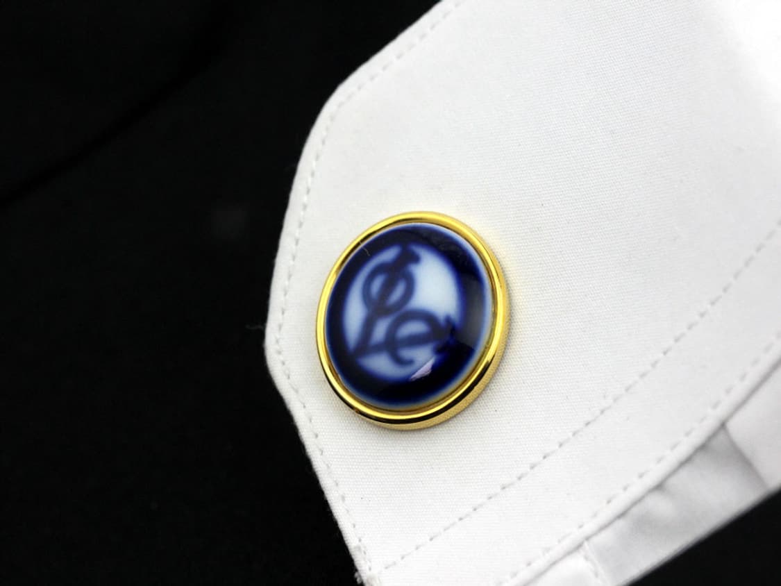 아리타 도자기 A등급 4.7cm 일본 넥타이핀 커프스 세트 상품이미지9