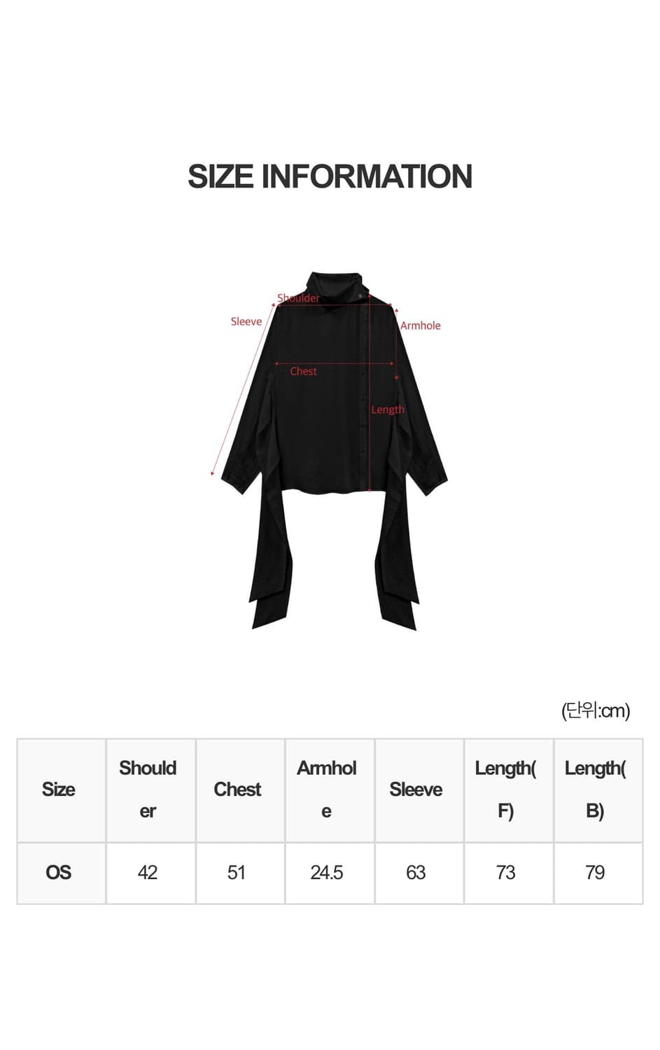 트리밍버드 3-way High-neck Wrap Blouse 블랙 상품이미지5