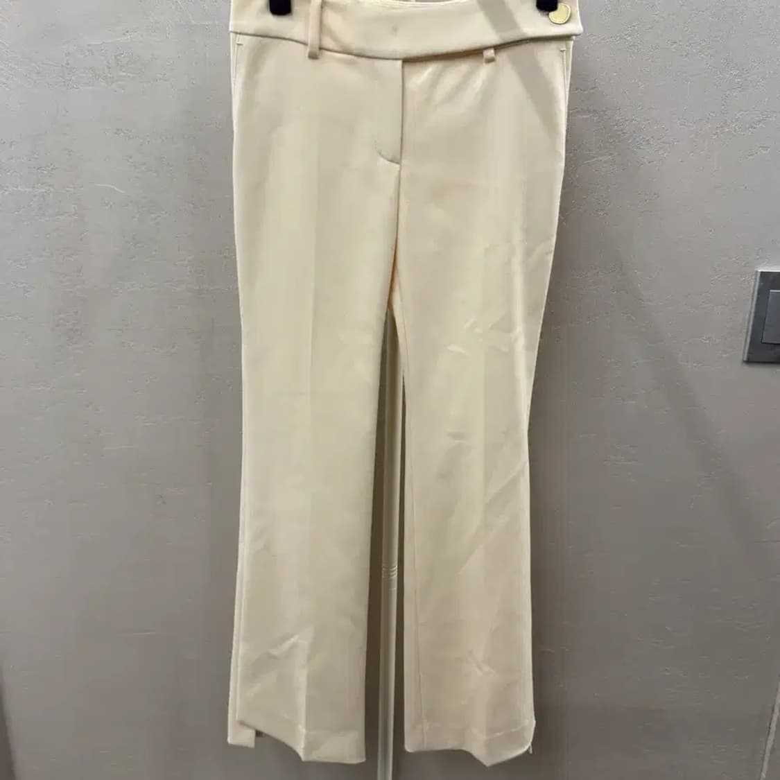 오브제 아이보리 부츠컷 팬츠 상품이미지2
