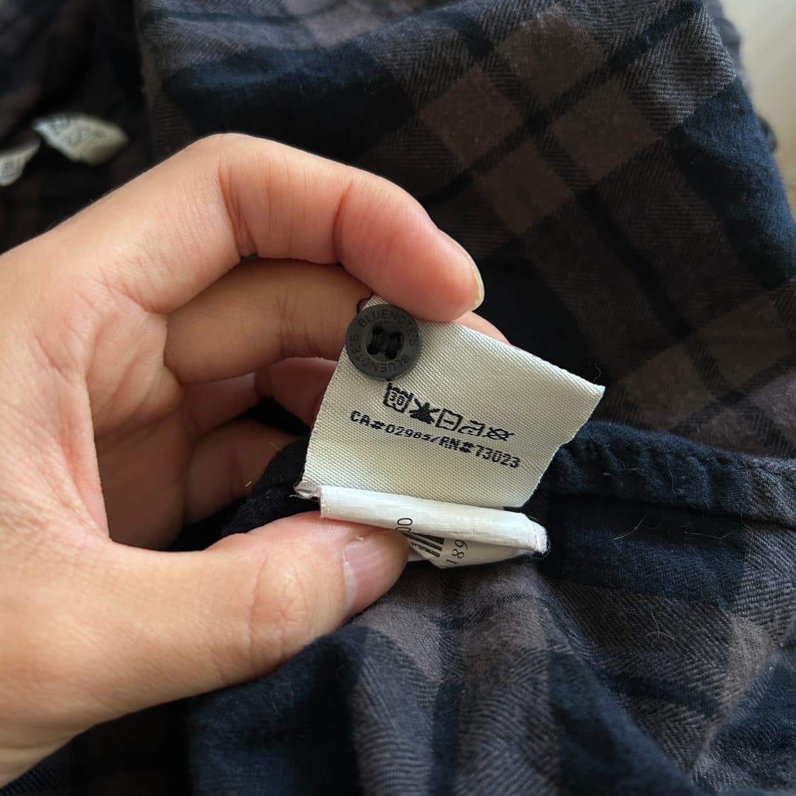 빈티지 후드 체크 긴팔셔츠 상품이미지9