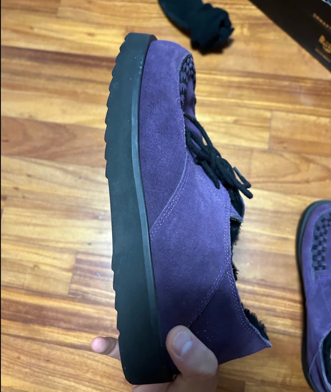 로맨틱무브 퍼플 보위 슈즈 X 패플서 270 2회착 상품이미지4