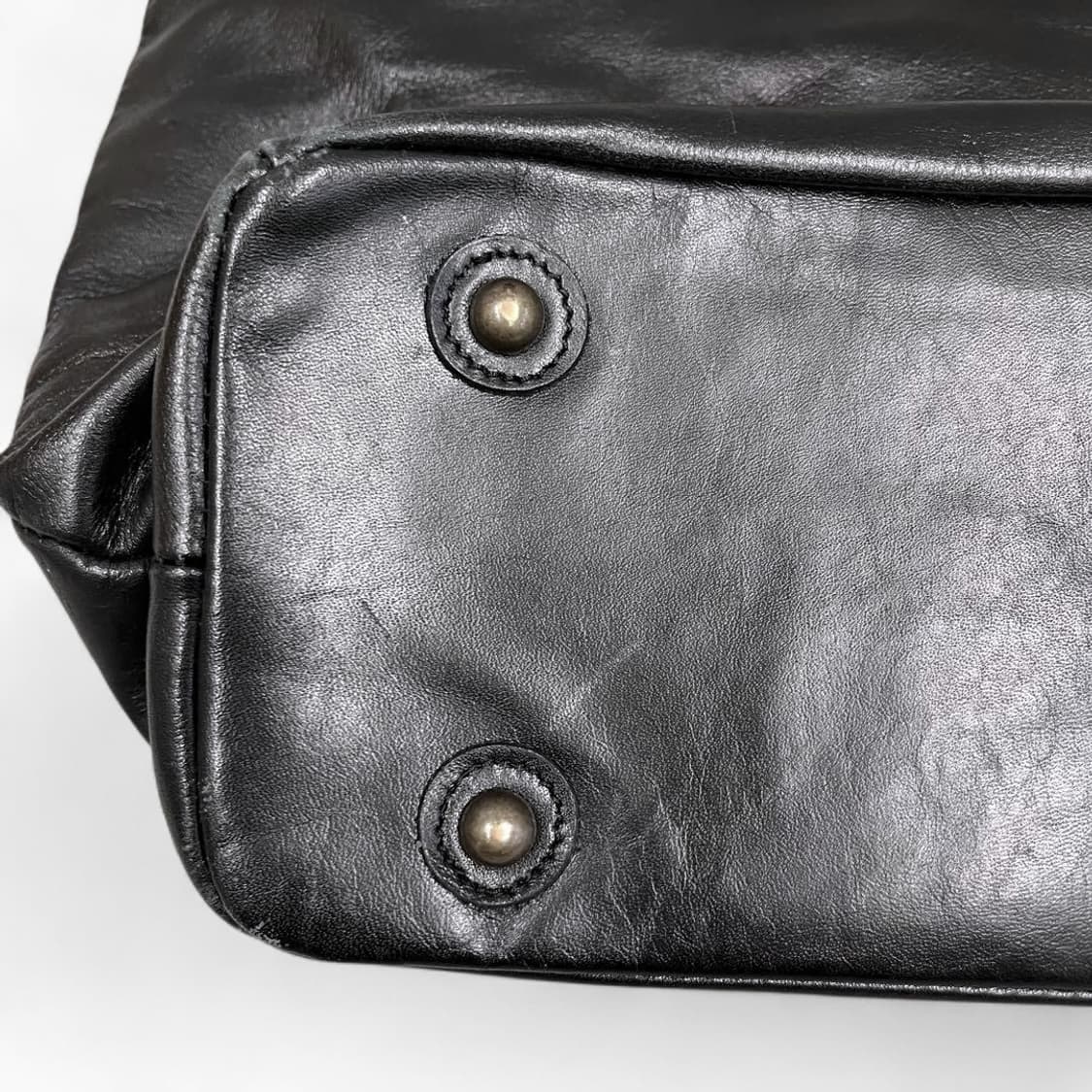 장폴고티에 골드체인 소가죽 토트백 y2k 상품이미지4