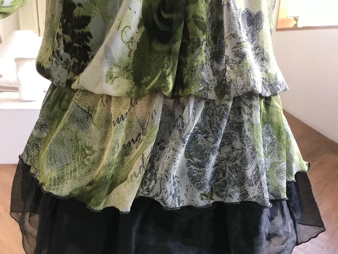 vintage pattern mash top 상품이미지6