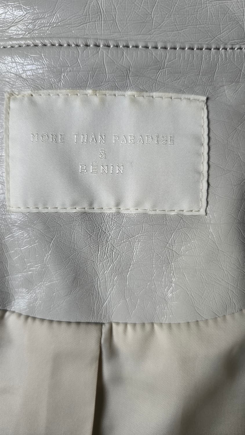 모어댄파라다이스 페이크레더 자켓 상품이미지5