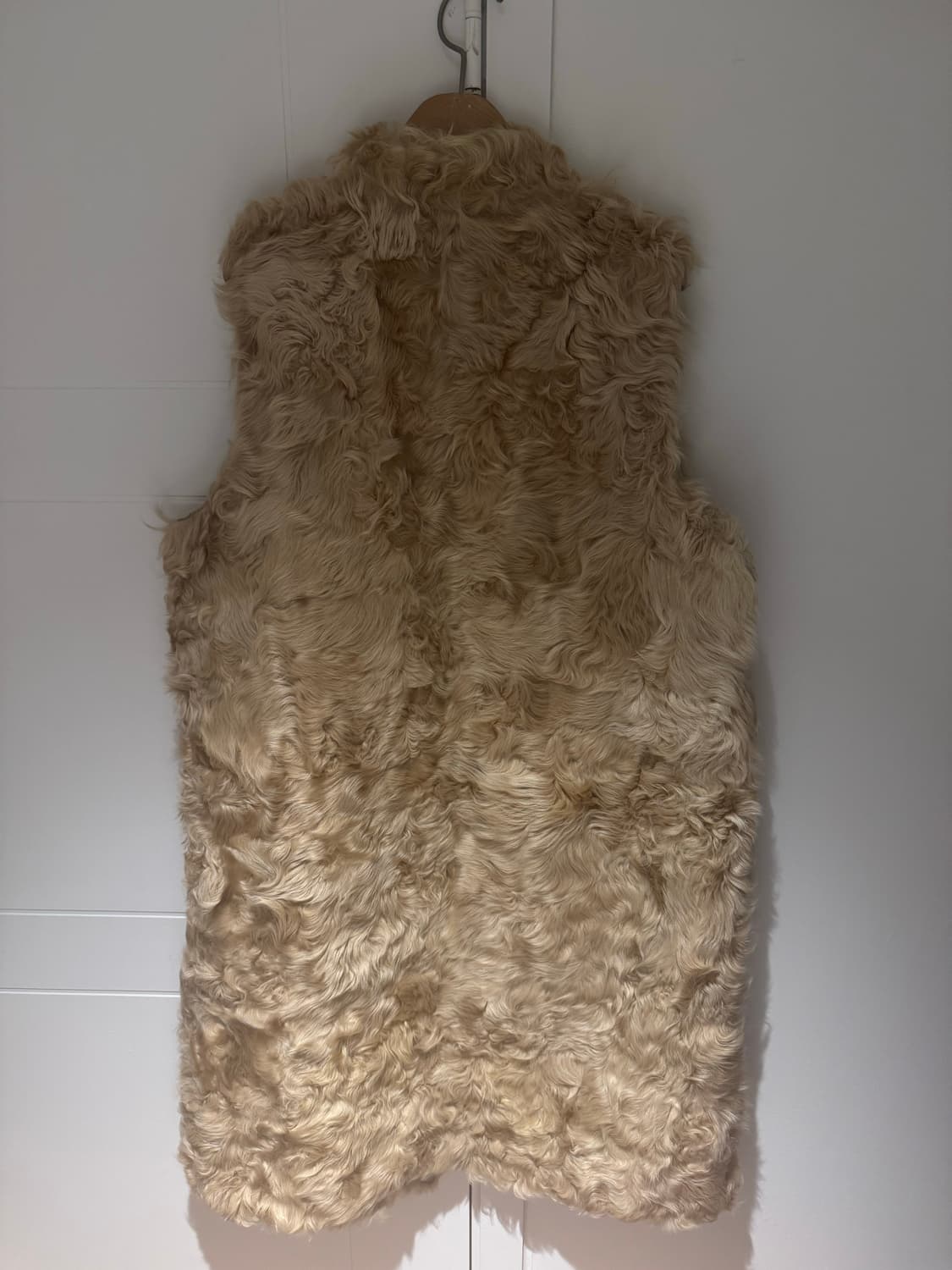 양털 롱베스트 카키 상품이미지2