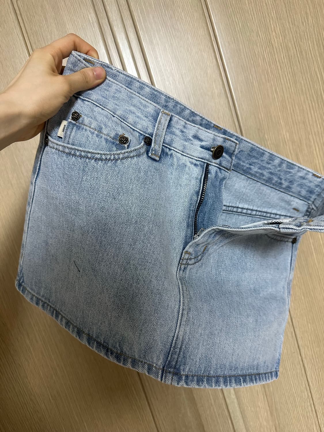 글로니 더 벨라 데님 스커트 상품이미지6