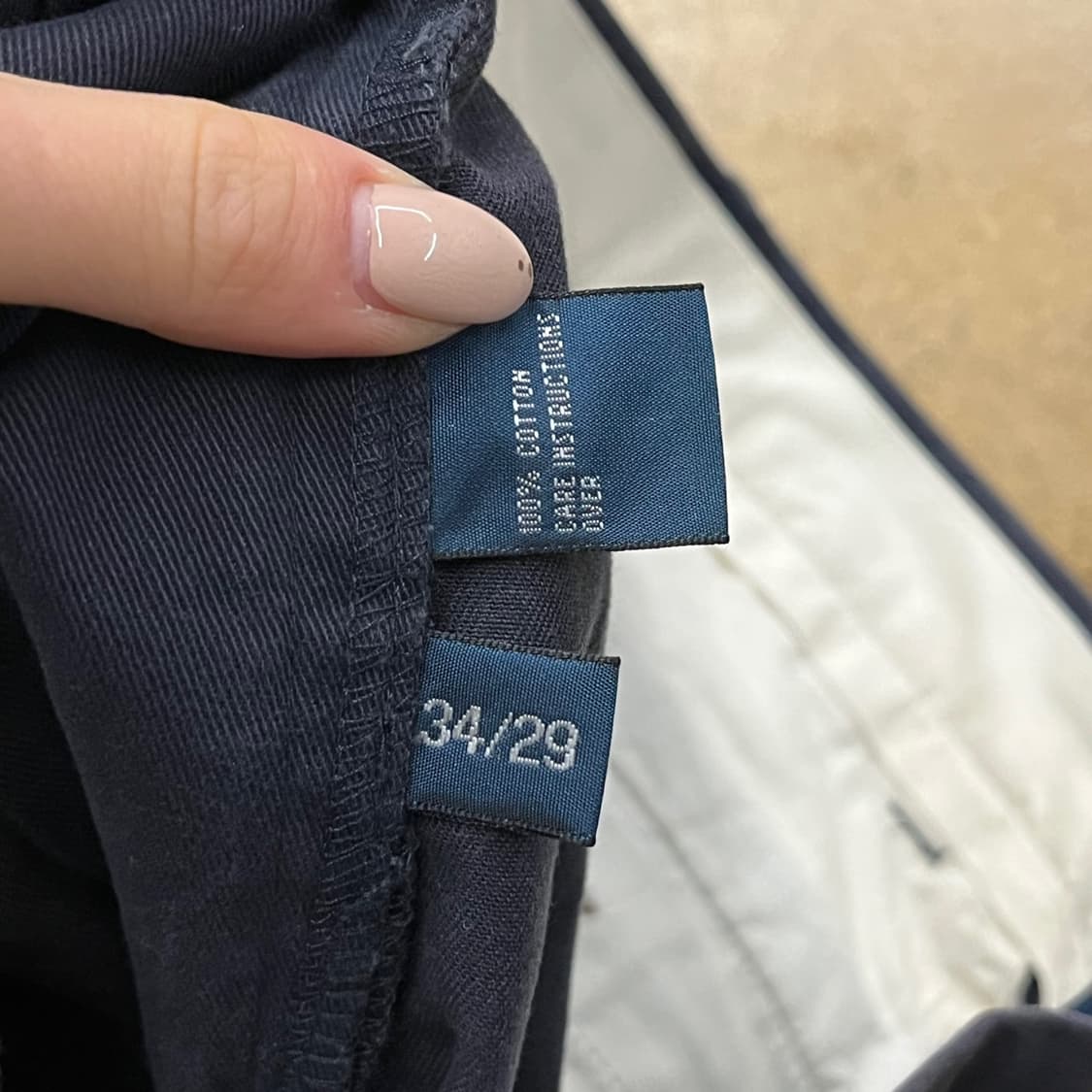 [정품/34/29] 폴로 랄프 로렌 네이비 치노 팬츠 b18 상품이미지5