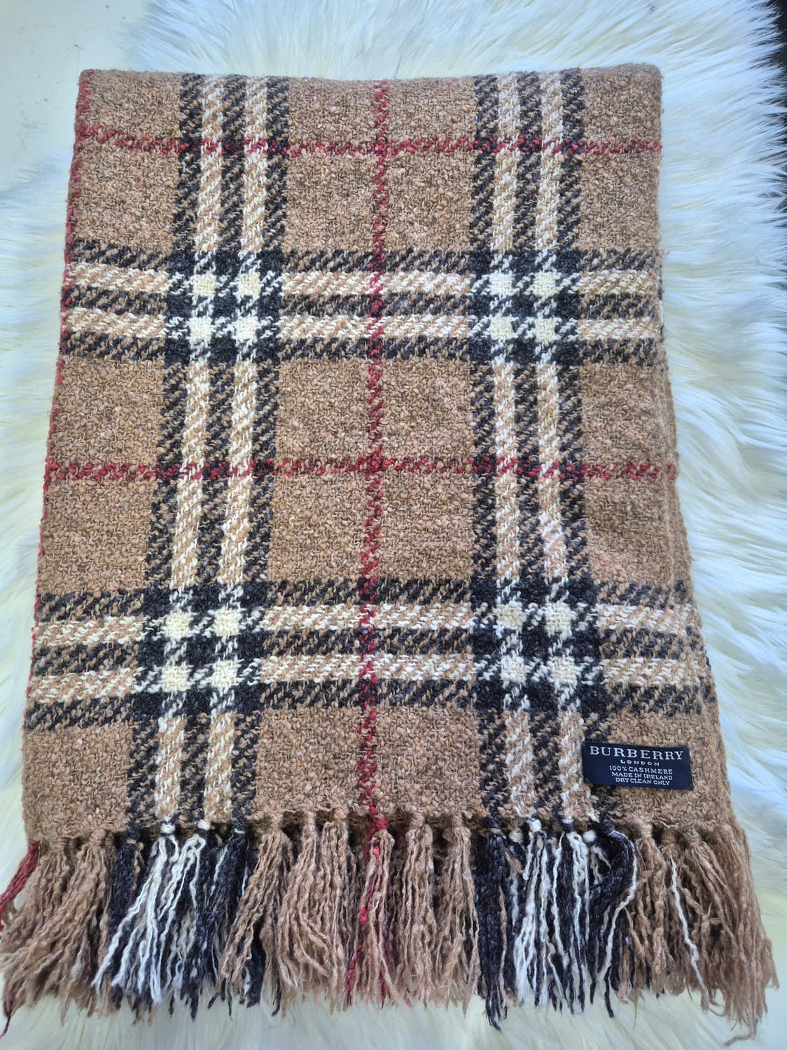 (정품)버버리 클래식 체크 램스울 머플러 #최상급 상품이미지3