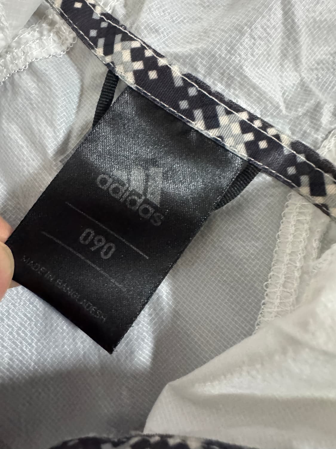 여성 아디다스 올드스쿨 초경량 가벼운 니일론 바람막이 S 상품이미지3