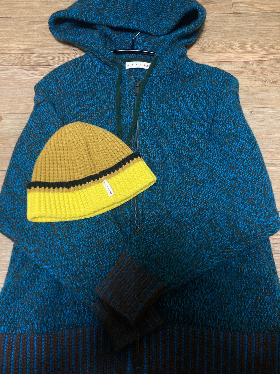 유니클로X마르니 니트 후드집업 상품이미지2